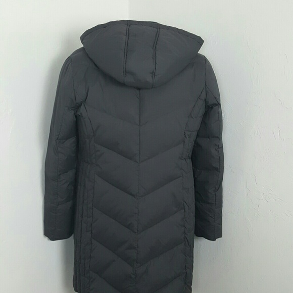 Michael Michael Kors women gray winter hoodie full zipper coat jacket size M - Picture 5 of 8